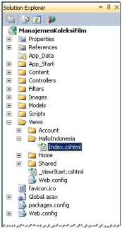 M. Faisol Riza - Pengenalan ASP.Net MVC Part 3 - Index View File
