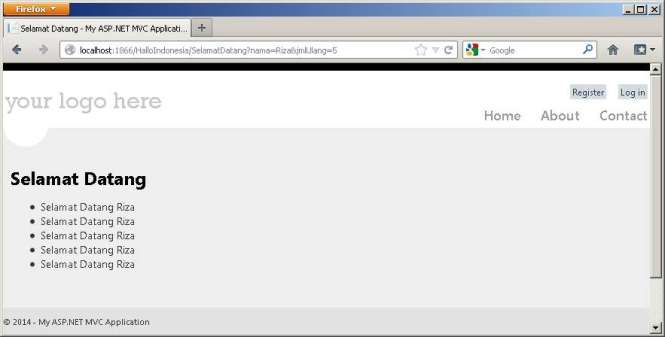M. Faisol Riza - Pengenalan ASP.Net MVC Part 4 - View